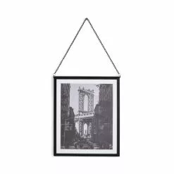 Dunelm Black Hanging Chain Photo Frame 10x12 7 Dunelm Black Hanging Chain Photo Frame 10x12 -Cheap clocks Store 30795075 alt02