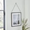 Dunelm Black Hanging Chain Photo Frame 16x12 -Cheap clocks Store 30795076