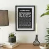 Dunelm House Rules Framed Print -Cheap clocks Store 30795590