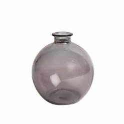Dunelm Recycled Glass Vase Smoked 18cm -Cheap clocks Store 30796245 alt02