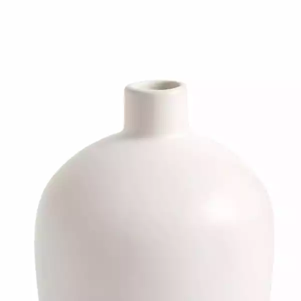 Dunelm Tall Vase 28cm White 6 Dunelm Tall Vase 28cm White - Image 4