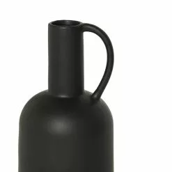 Dunelm Bottle Shaped Vase 30cm Black -Cheap clocks Store 30796773 alt02