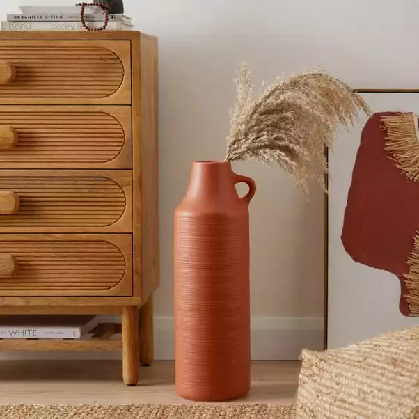 Dunelm Ceramic Vase 58cm Butterscotch 3 Dunelm Ceramic Vase 58cm Butterscotch