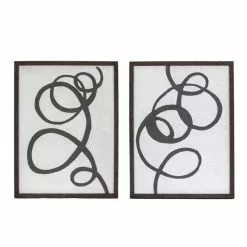 Cedar & Sage Set Of 2 Whirled Framed Art 7 Cedar & Sage Set Of 2 Whirled Framed Art -Cheap clocks Store 30797759 alt03