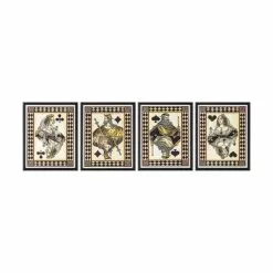 Cedar & Sage Set Of 4 Full House Framed Art -Cheap clocks Store 30797815 alt02