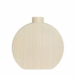 Dunelm Flat Circular Vase 40cm White Sand -Cheap clocks Store 30797981 alt02