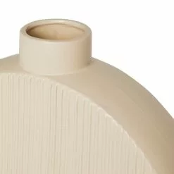 Dunelm Flat Circular Vase 40cm White Sand -Cheap clocks Store 30797981 alt03