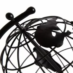 Dunelm Black Metal Globe -Cheap clocks Store 30798245 alt02