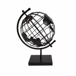 Dunelm Black Metal Globe -Cheap clocks Store 30798245 alt03