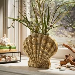 Natural History Museum Resin Shell Vase