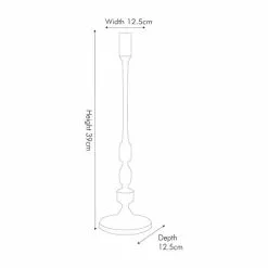 Pacific Lifestyle Shiny Nickle Candlestick 10 Pacific Lifestyle Shiny Nickle Candlestick -Cheap clocks Store 30803441 alt04