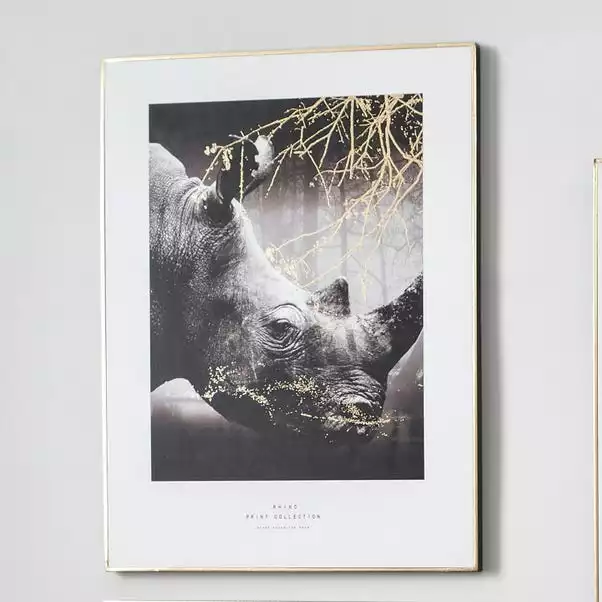 Pacific Lifestyle Mono Rhino Canvas Print 3 Pacific Lifestyle Mono Rhino Canvas Print