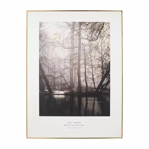 Pacific Lifestyle Mono Waterside Tree Canvas Print 4 Pacific Lifestyle Mono Waterside Tree Canvas Print - Image 2