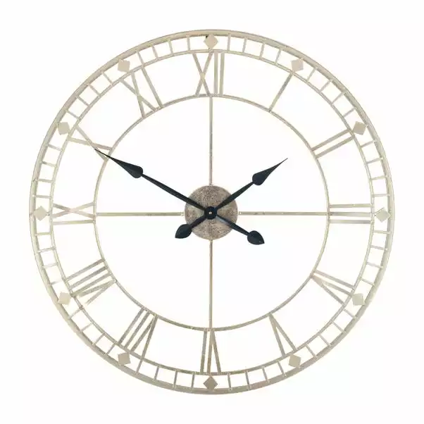 Pacific Lifestyle Metal Round Wall Clock 80cm 4 Pacific Lifestyle Metal Round Wall Clock 80cm - Image 2