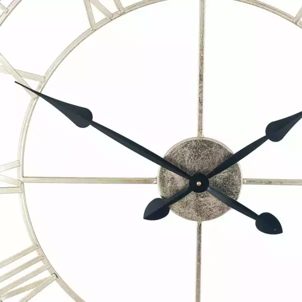 Pacific Lifestyle Metal Round Wall Clock 80cm 5 Pacific Lifestyle Metal Round Wall Clock 80cm - Image 3