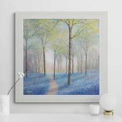 Dunelm A Vision Of Blue Framed Print