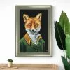 Dunelm Dapper Fox Framed Print -Cheap clocks Store 30808364