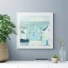 Dunelm House With Blue Door I Framed Print