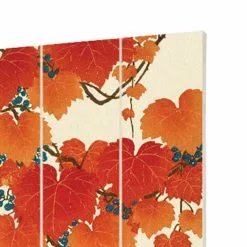 The Art Group Bird And Red Ivy Wooden Wall Art -Cheap clocks Store 30808898 alt02