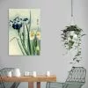 The Art Group Irises Wooden Wall Art -Cheap clocks Store 30808901