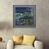 The Art Group Over Moonlit Pool Framed Print -Cheap clocks Store 30808925