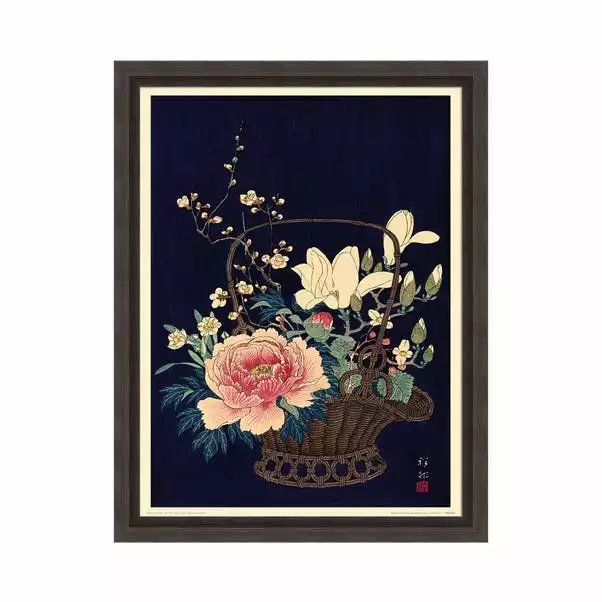 The Art Group Basket Of Flowers Framed Print 4 The Art Group Basket Of Flowers Framed Print - Image 2