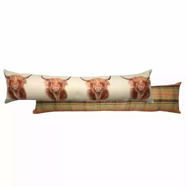 Evans Lichfield Hunter Highland Cow Draught Excluder 3 Evans Lichfield Hunter Highland Cow Draught Excluder