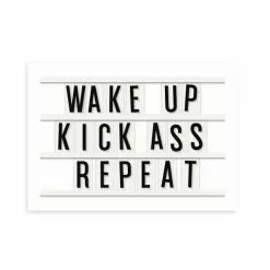 East End Prints Kick Ass Repeat Print -Cheap clocks Store 30822637 alt01