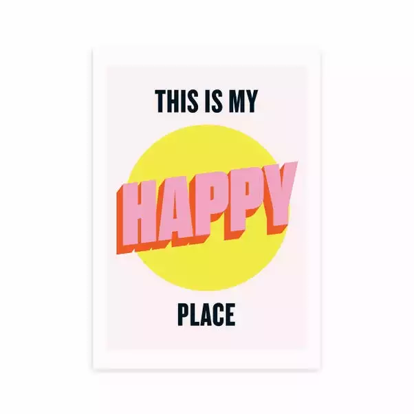 East End Prints Happy Place Print 4 East End Prints Happy Place Print - Image 2