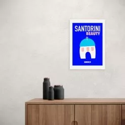 East End Prints Santorini Beauty Greece Print