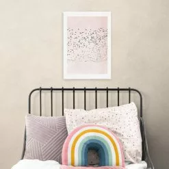 East End Prints Moving On (Pink) Print