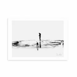 East End Prints On The Beach Print