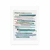 East End Prints Pastel Stripes Print -Cheap clocks Store 30823449