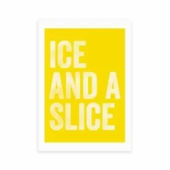 East End Prints Ice And Slice Print