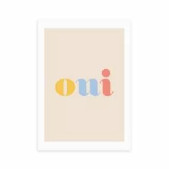 East End Prints Oui Print