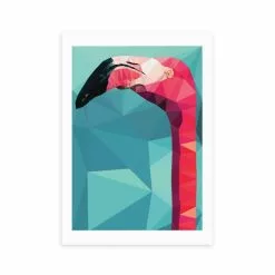 East End Prints Flamingo Head Print
