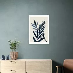 East End Prints Blue Plant II Print