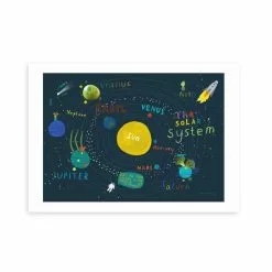 East End Prints Placemat Space Print -Cheap clocks Store 30842879 alt01