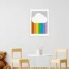 East End Prints Rainbow Cloud Print -Cheap clocks Store 30843072