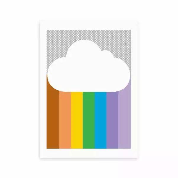 East End Prints Rainbow Cloud Print 4 East End Prints Rainbow Cloud Print - Image 2