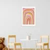East End Prints Funky Rainbow Arches Print