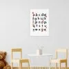East End Prints Alphabet Confetti Print